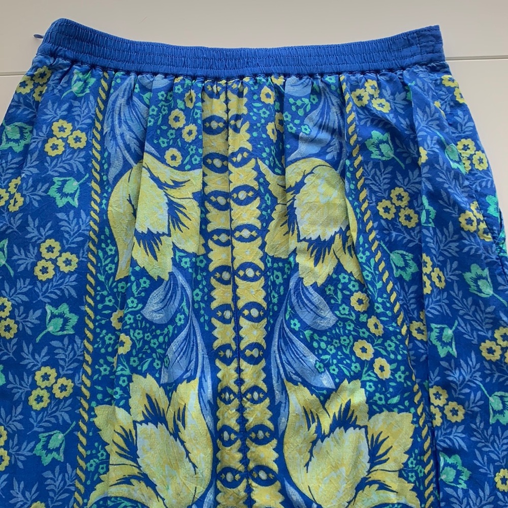 Anthropologie Floral Button Front Maxi Skirt - Picture 2 of 4